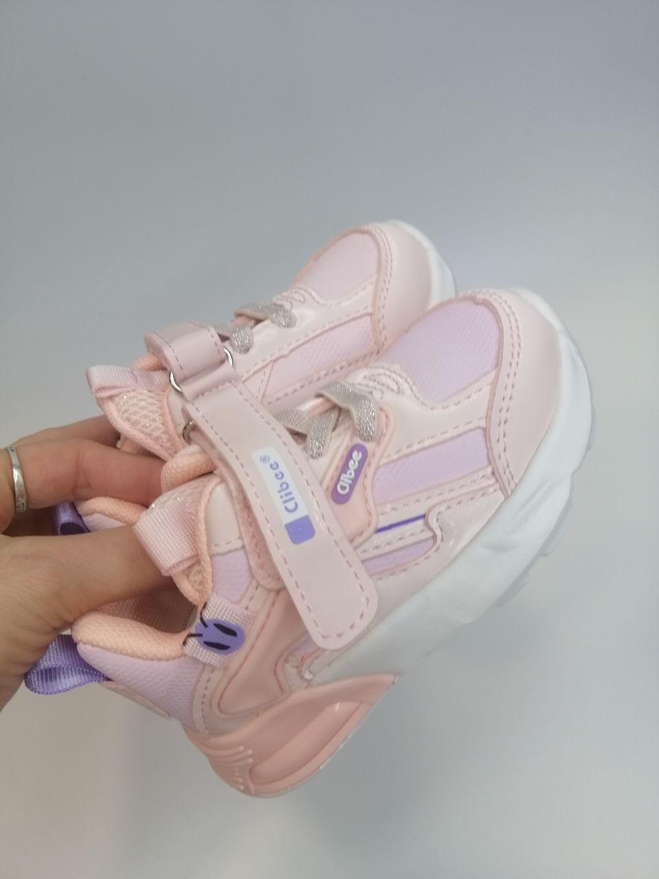 Кросівки для дівчинки Clibee р. 24 14,5 см Рожевий (158 Е pink) - фото 3