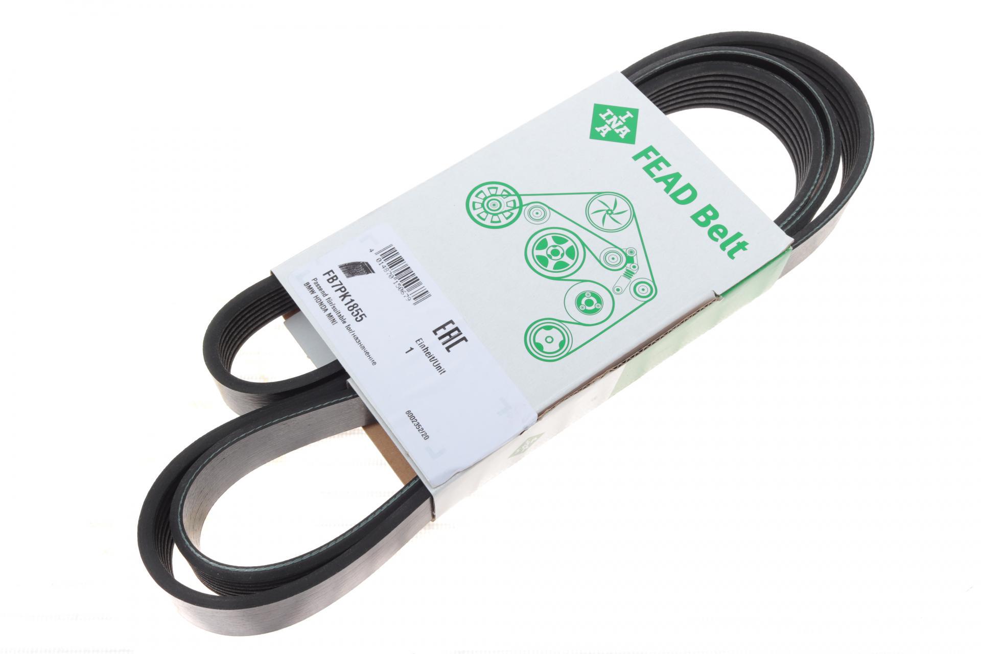Ремень генератора INA BMW 3E90 335i 06-11, N54/N55 (FB 7PK1855)