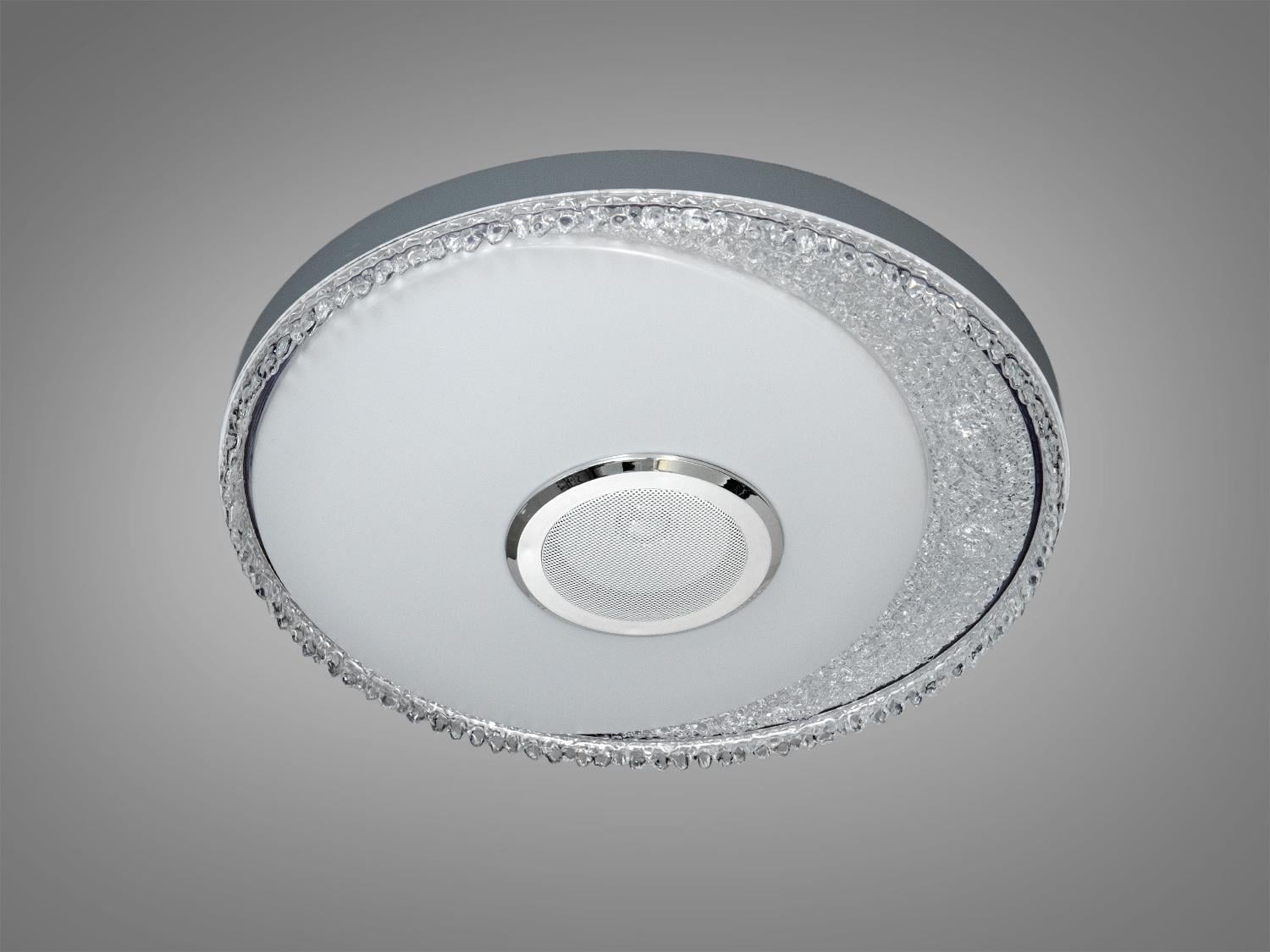 Люстра смарт LED RGB/MP3/TUYA/пульт 70 Вт Белый (DB-8308/400RGB+MP3+TUYA)