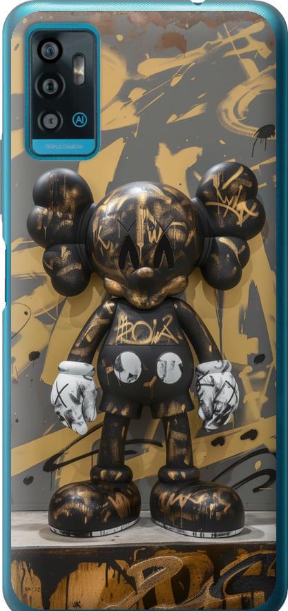 Чехол на ZTE Blade A71 Bronze kaws (6097u-2523-42517)