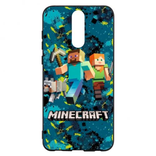 Чехол для Huawei Mate 10 Lite Minecraft Steve Alex And Dog