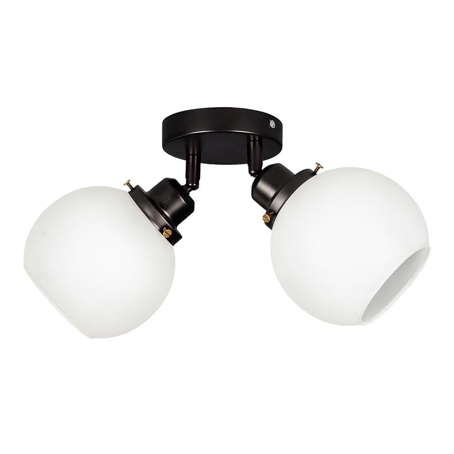 Люстра спот потолочная Levistella 916X09F-2 BK/WH 120 плафоны белые Черный