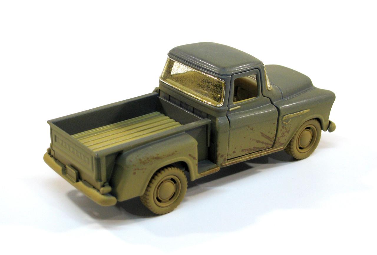 Машина металлическая KT5330Y Chevrolet Stepside Pick-up 1955 Muddy - фото 4 Машина металлическая KT5330Y Chevrolet Stepside Pick-up 1955 Muddy - фото 4