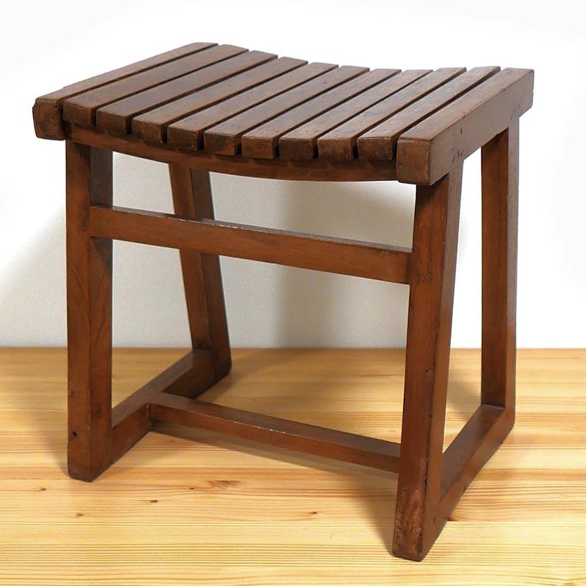 Табурет для ванной из дерева Нитрас Терракот (ТВН-014632)