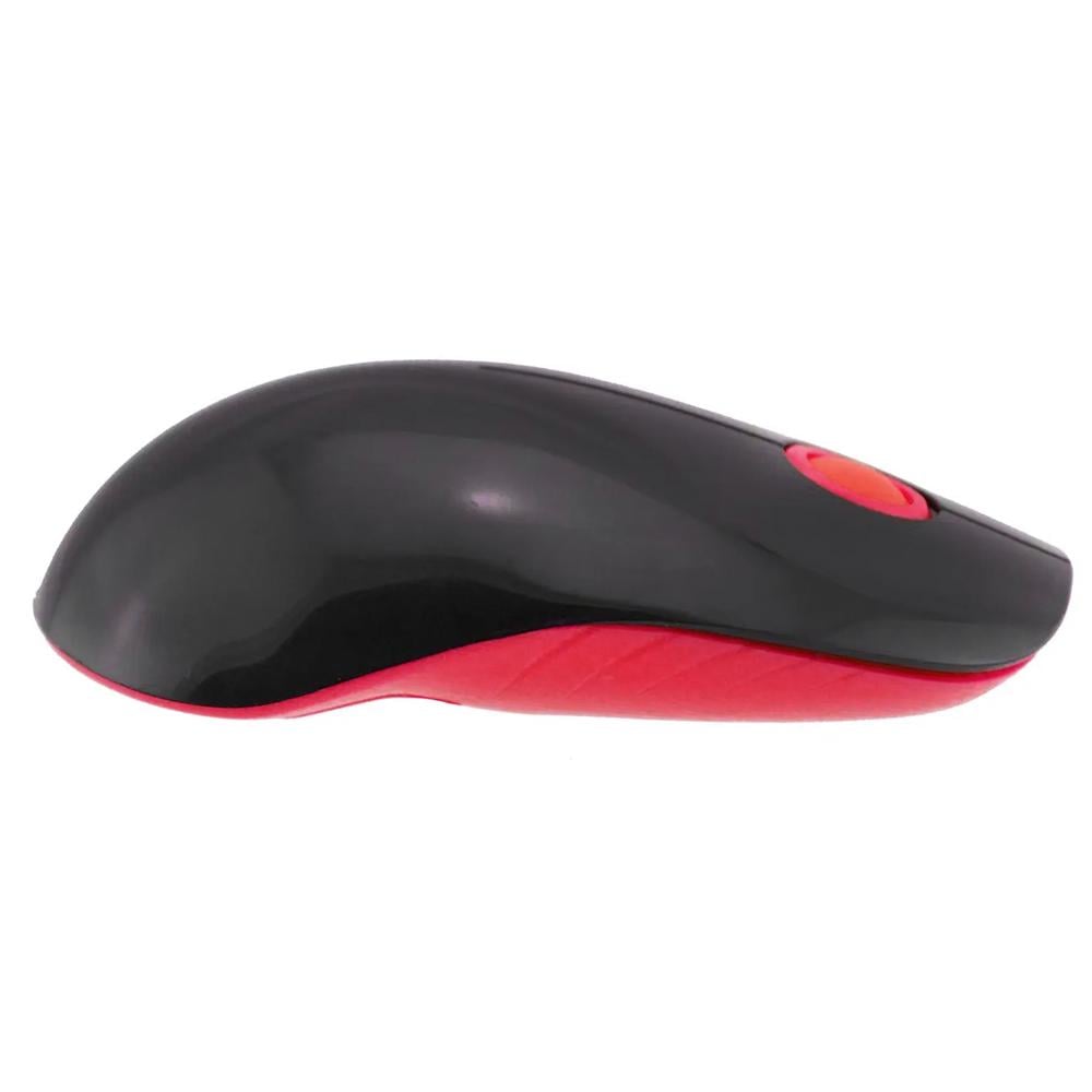 Мышь компьютерная Wireless Mouse G-217 беспроводная Розовый/Черный (1009006-Pink) - фото 3