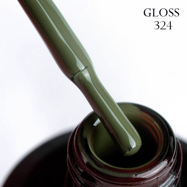 Гель-лак GLOSS 324 11 мл Оливковий (98783) Гель-лак GLOSS 324 11 мл Оливковий (98783)