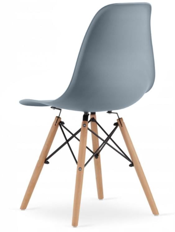 Крісло для кухні на ніжках Bonro ВN-173 Full KD Сірий (4620) - фото 3