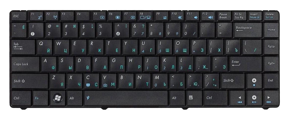Клавіатура для ноутбука Asus K40/K40AB/K40AC/K40AD/K40AF/K40AC Black Клавіатура для ноутбука Asus K40/K40AB/K40AC/K40AD/K40AF/K40AC Black