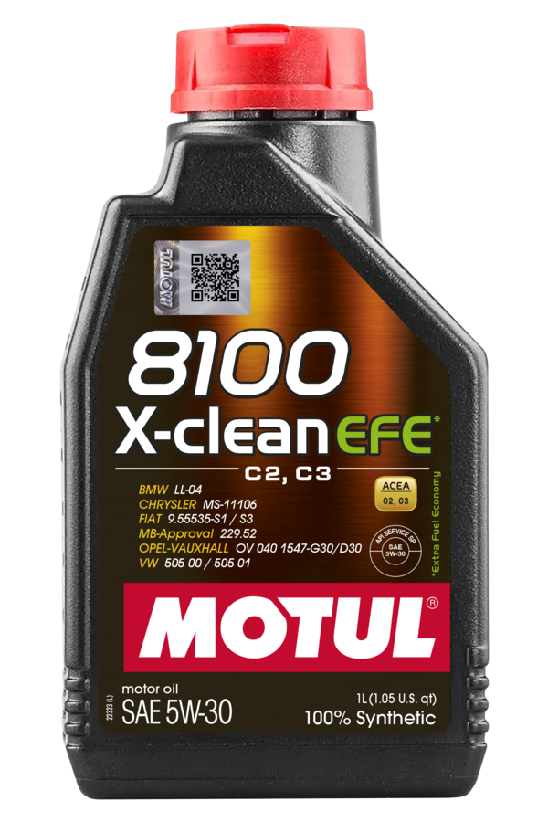 Моторное масло Motul 8100 X-clean EFE 5W-30 синтетика 4 л (814007)
