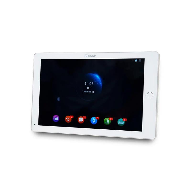 Відеодомофон 10" BCOM BD-1070FHD/DVR-T з підтримкою Tuya Smart White (289624)