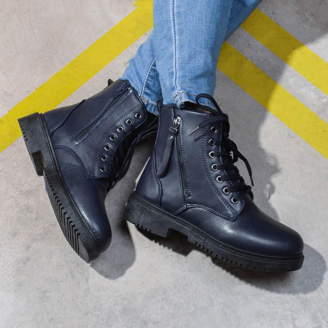 Ботинки женские зимние с декоративной молнией 324556 р. 39 25 см