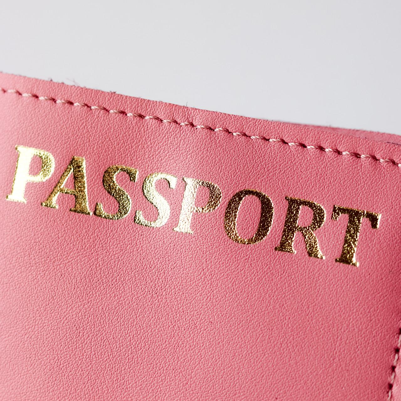 Обкладинка для паспорта Passport карта світу Пудровий/Золотий (2137021269) - фото 3 Обкладинка для паспорта Passport карта світу Пудровий/Золотий (2137021269) - фото 3