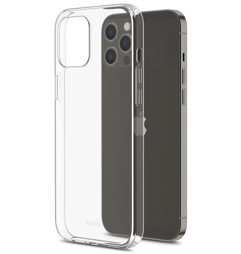 Силиконовый чехол накладка Moshi Vitros Slim Clear Case for iPhone 12 Pro Max, Crystal Clear (99MO128903)