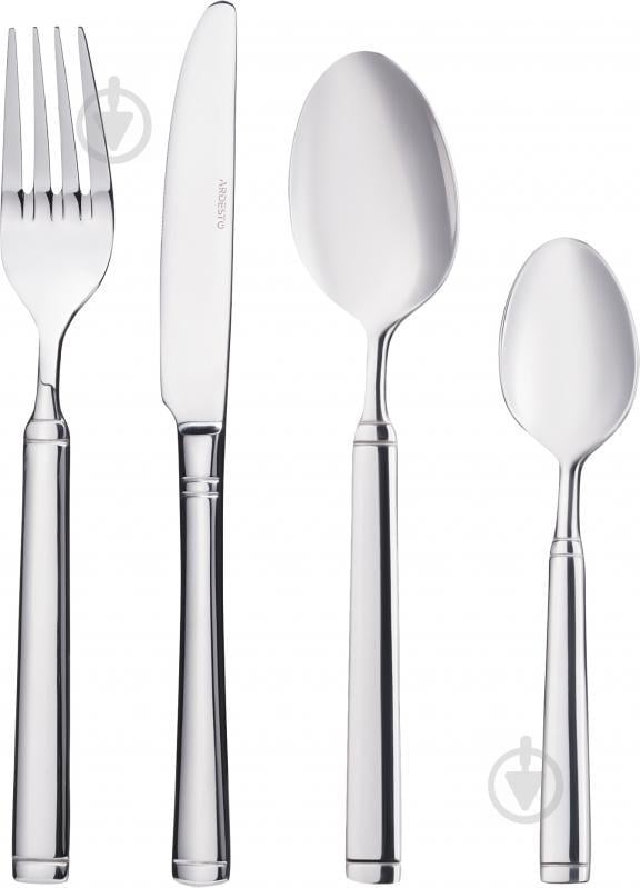 Набор столовых приборов Ardesto Black Mars Bordeaux 24 предмета (AR0724BS)