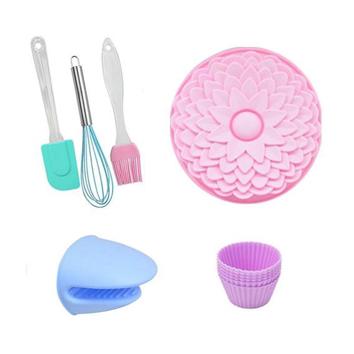 Набор для выпечки Stenson Flower силикон 24х24х3,5 см (MH-3917)