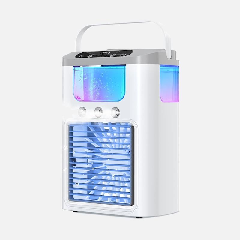 Кондиционер портативный Air Cooler Fan XL-1346 с увлажнителем воздуха и подсветкой