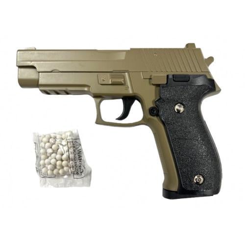 Страйкбольний пістолет Galaxy Sig Sauer 226 метал G26D 700 г Зелений (MTT-198258)