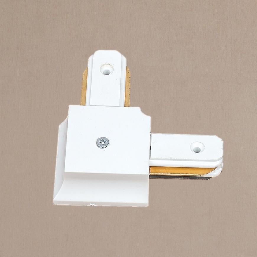 Соединитель треков угловой Levistella 752 UG-WH для трапецевидного профиля Белый Соединитель треков угловой Levistella 752 UG-WH для трапецевидного профиля Белый