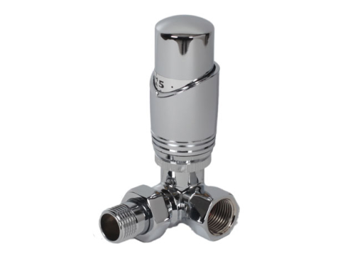 Кран термостатический Aqua-World 1/2" с угловой головкой Хром (ТКр212-15)