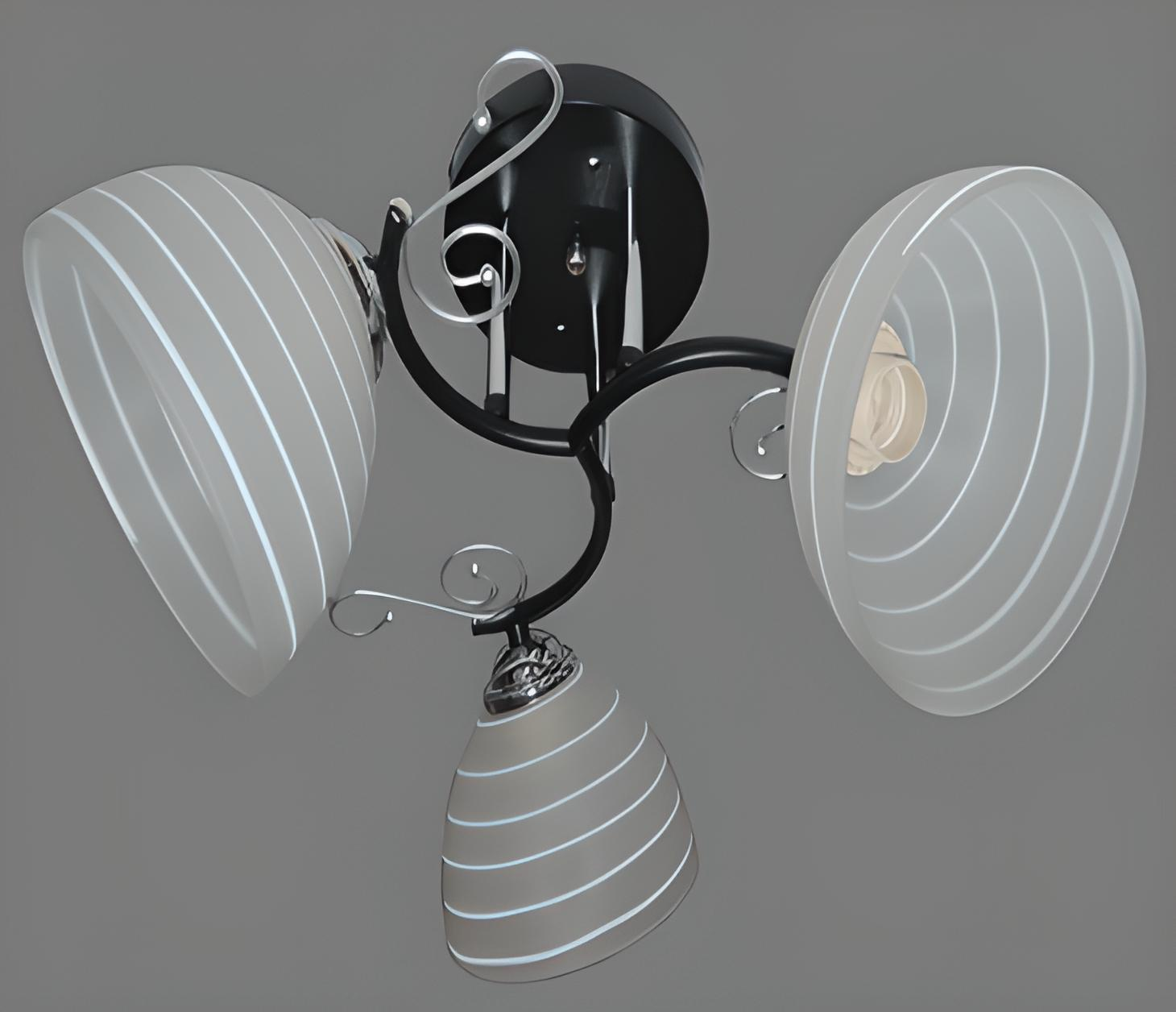 Люстра потолочная Sirius Ю 7337В/3 на 3 плафона