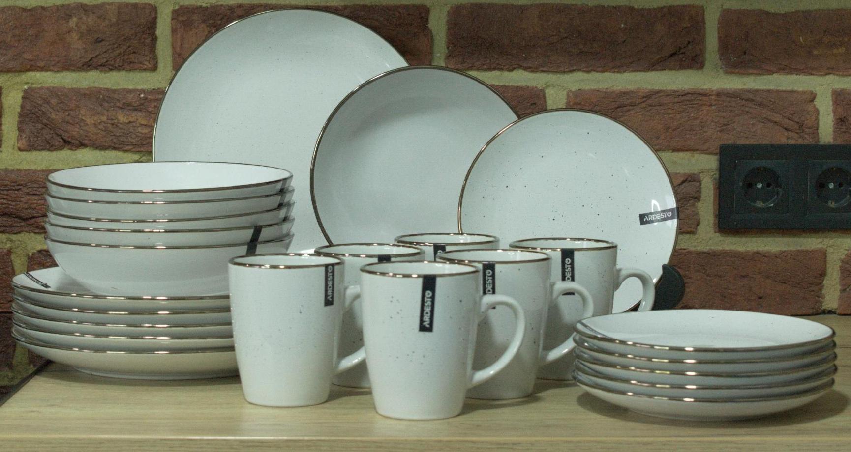 Сервиз Ardesto bagheria bright 24 White