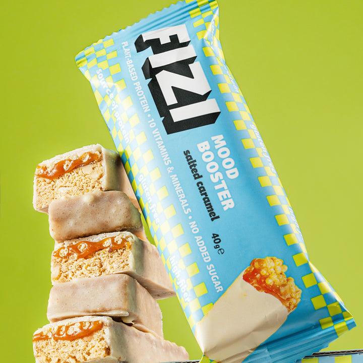 Батончик вітамінний Fizi солона карамель 45 г 12 шт. (2512103093) - фото 4