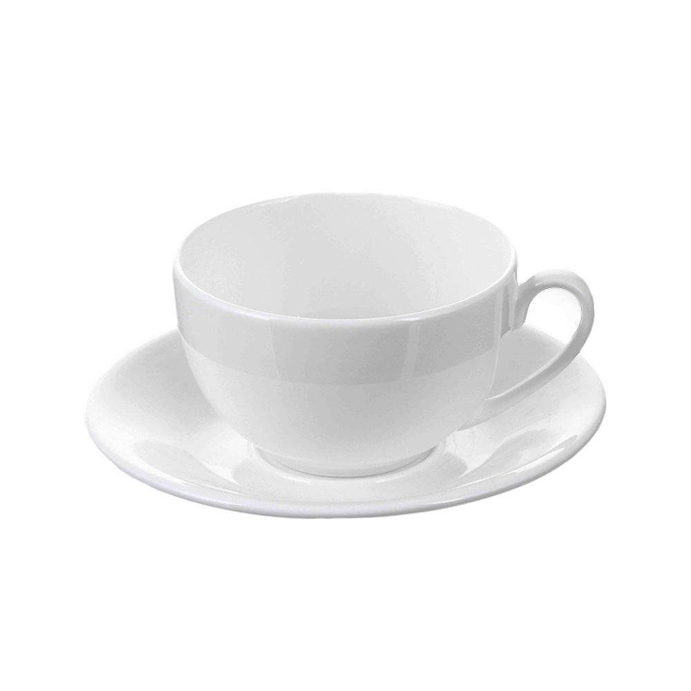 Чашка чайная Wilmax 993191/AB WL со блюдцем 400 мл (1155694307)