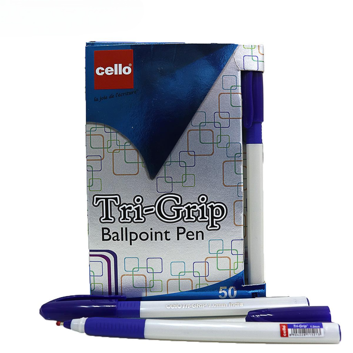 Набір ручок Cello TrigripBL Синій (MTT-163875)