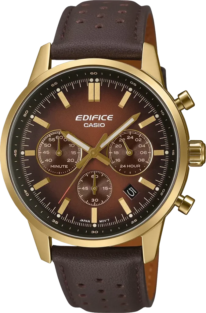 Наручные часы мужские Casio Edifice EFR-575CL-5AEF со стальным корпусом/водозащитой 100 м Коричневый (3100234198)
