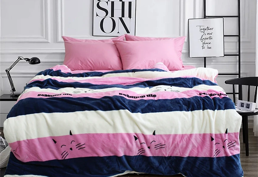 Плед велсофт TAG Tekstil ALM1922 200x220 см (1785)