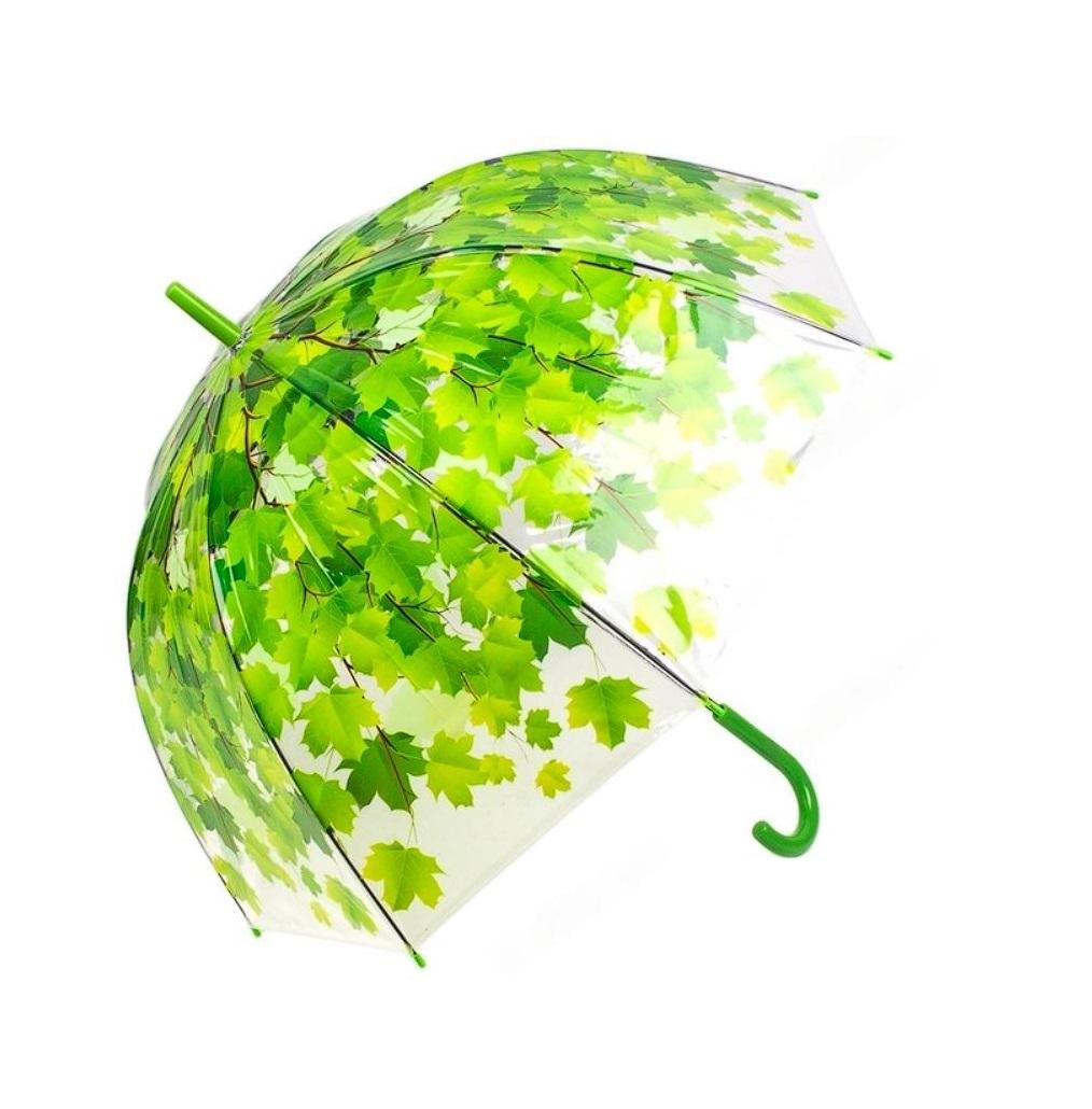 Зонт трость полуавтомат Fall 8 спиц купол 80 см Green (30228) Зонт трость полуавтомат Fall 8 спиц купол 80 см Green (30228)