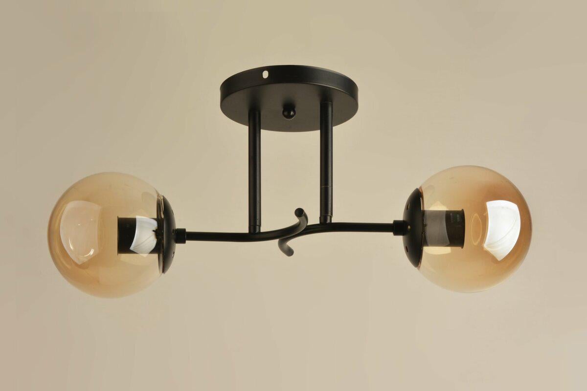 Люстра декоративная Л 8018/2A BK (39496)