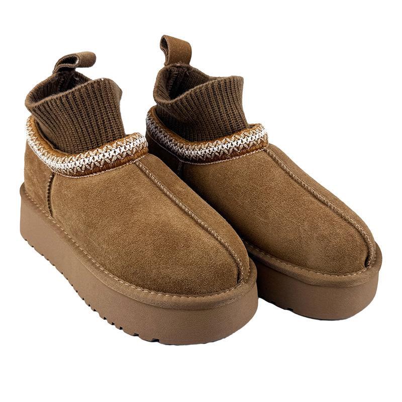 Угги женские замшевые на платформе 10515-40 p. 39 24,5 см Коричневый - фото 1 Угги женские замшевые на платформе 10515-40 p. 39 24,5 см Коричневый - фото 1