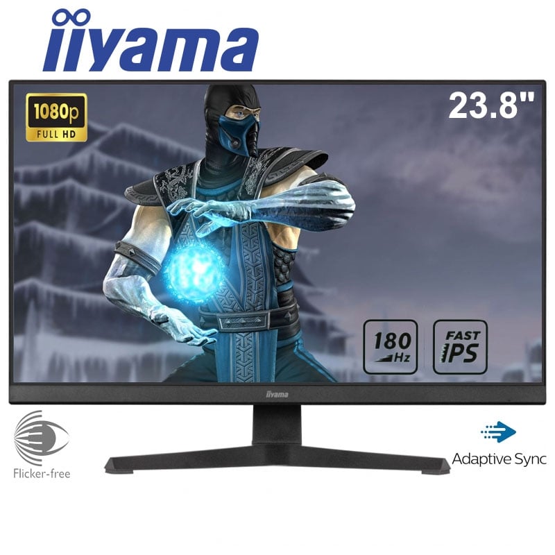 Монитор безрамочный iiyama G2470HSU-B6 Fast IPS 1920x1080 Full HD 24" 4W (26832337) - фото 4 Монитор безрамочный iiyama G2470HSU-B6 Fast IPS 1920x1080 Full HD 24" 4W (26832337) - фото 4