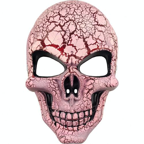 Маска Череп кровавый кракле SETA Decor 15-57WT-RD