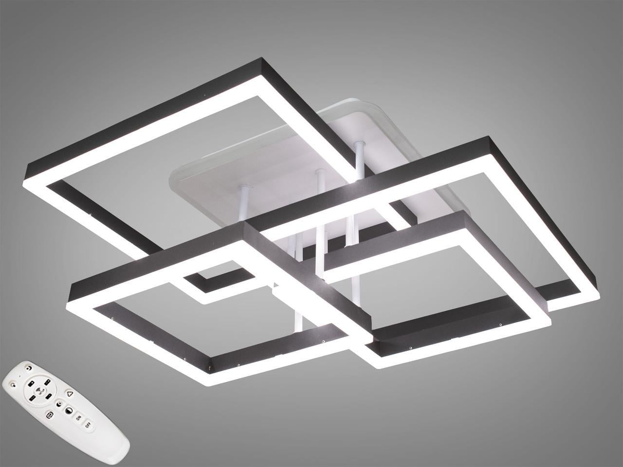 Люстра потолочная с диммером LED 7002BK LED 3color dimmer (2437589142)