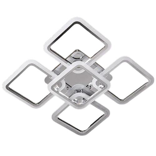 Люстра светодиодная Svet Square с пультом 150W 3000-6000К Белый (SL-5342/4+1 CR)