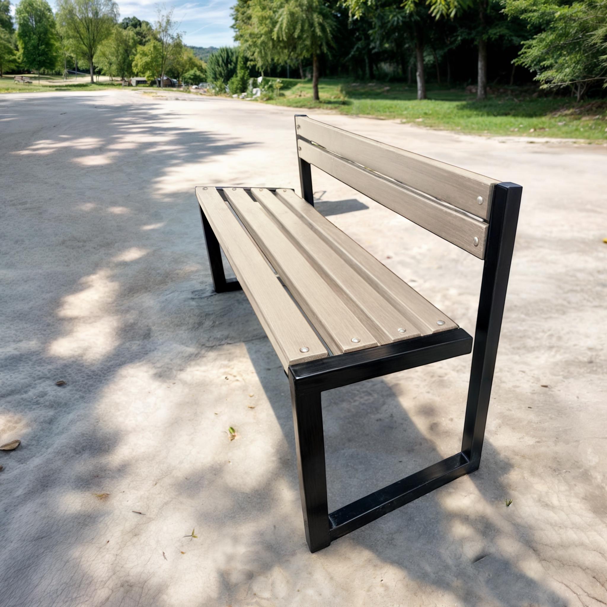 Скамейка садовая ТОБІ ШО Лофт Бенч со спинкой без подлокотников 1,5 м Слоновая кость (25589186) - фото 3 Скамейка садовая ТОБІ ШО Лофт Бенч со спинкой без подлокотников 1,5 м Слоновая кость (25589186) - фото 3