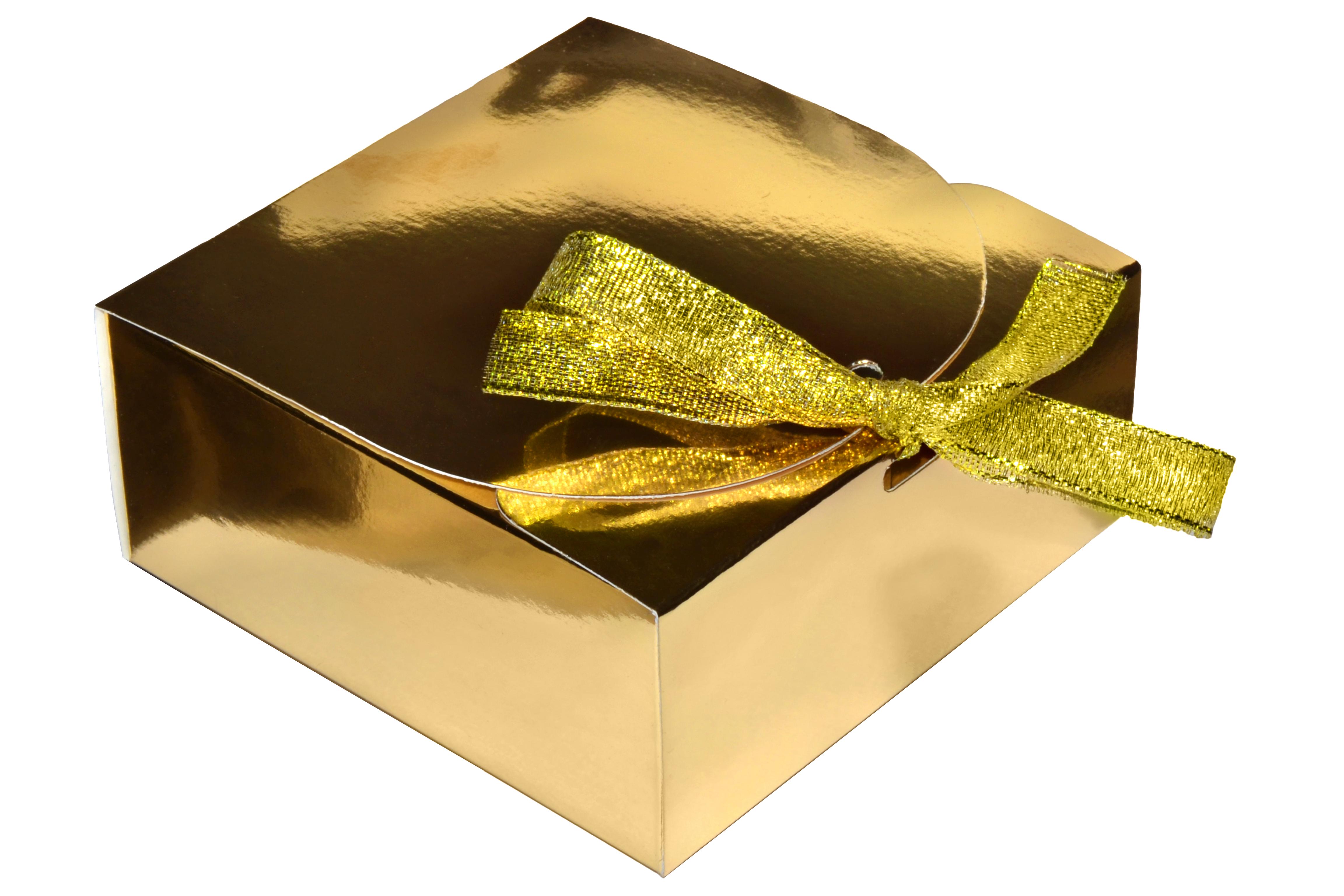 Коробка для подарунків з бантом 11,5х11,5х5 см Золотий (469356834) - фото 3 Коробка для подарунків з бантом 11,5х11,5х5 см Золотий (469356834) - фото 3