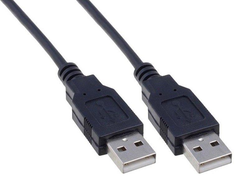 Кабель USB 2.0 AM-AM 1 м Черный (573715)