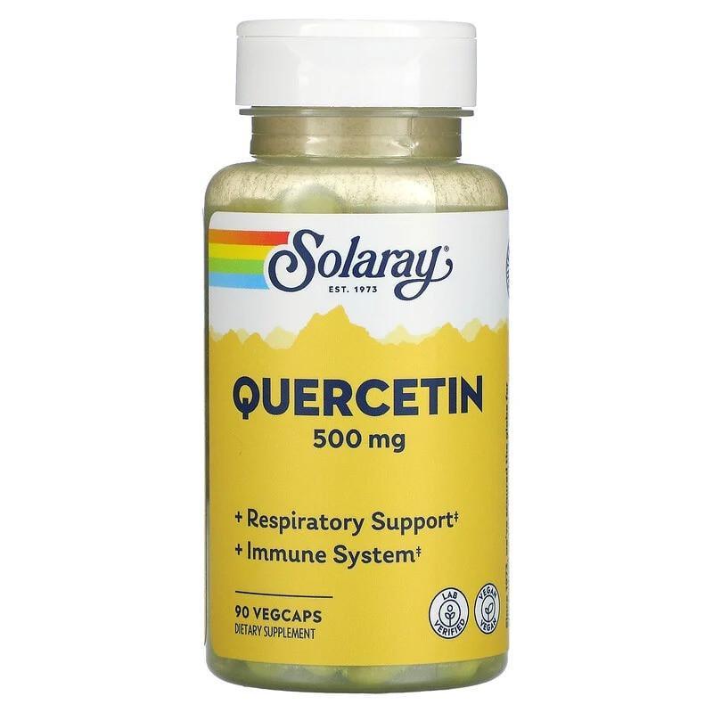 Кверцетин Solaray Quercetin 90 рослинних капс. 500 мг (1392678031)