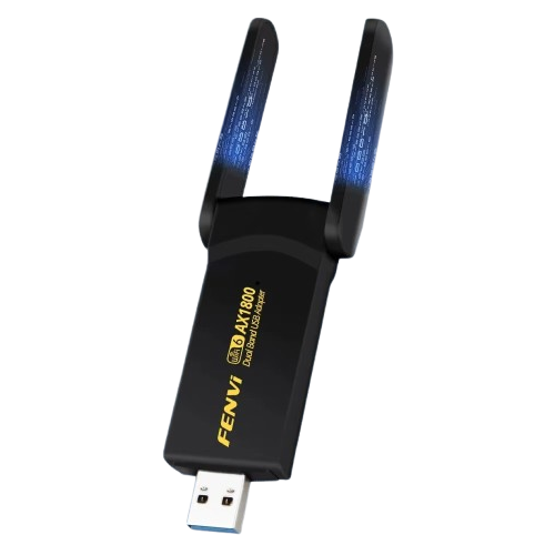 Сетевая карта fenvi AX1800 Wi-Fi 6 2,4 ГГц/5 ГГц USB 3.0 Black (FU-AX1800)
