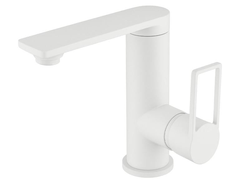 Смеситель для раковины с боковой ручкой AIM DG06514 Frosted white