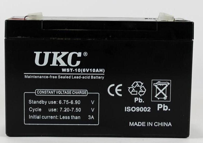 Аккумулятор Ukc WST-10 Black - фото 2