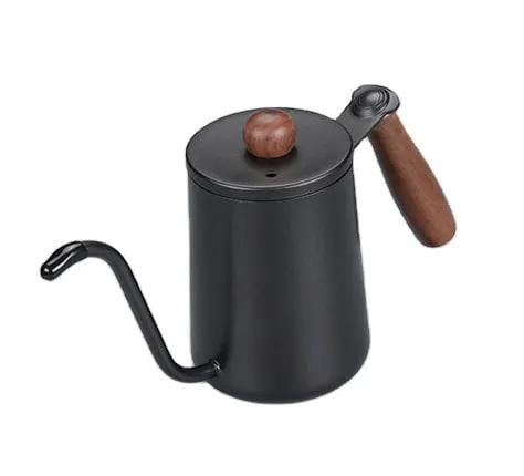 Чайник для кави з довгим носиком 350 мл Чорний (23714226)
