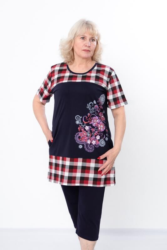 Комплект жіночий Носи Своє Дачник р. 48/50 Бордовий (8056-005-33)