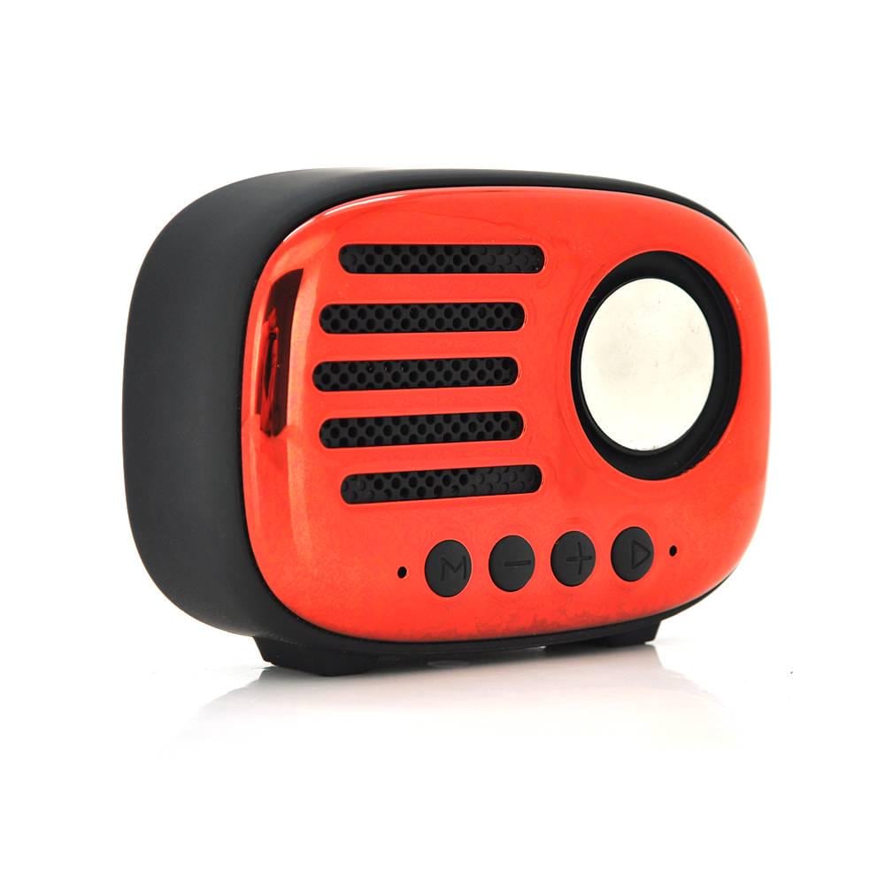 Колонка A4 Bluetooth 4,1 до 10 м 1х5W 4Ω 600 mAh ≥90dB TF card/USB DC 5V Red (30145)