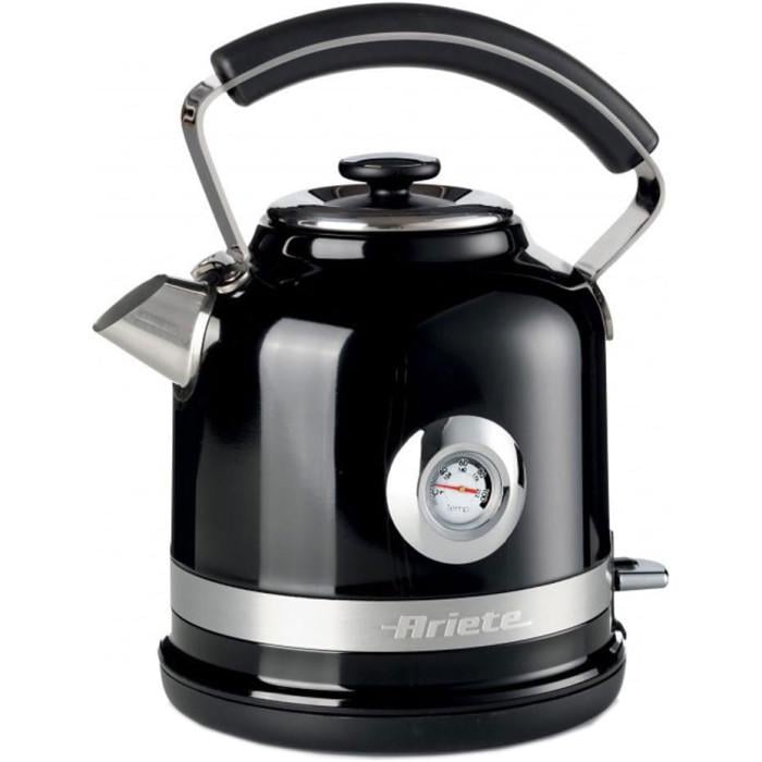 Електрочайник Ariete 2854 BK 1,7 л 2000 Вт Stainless Steel Black (00C285402AR0)