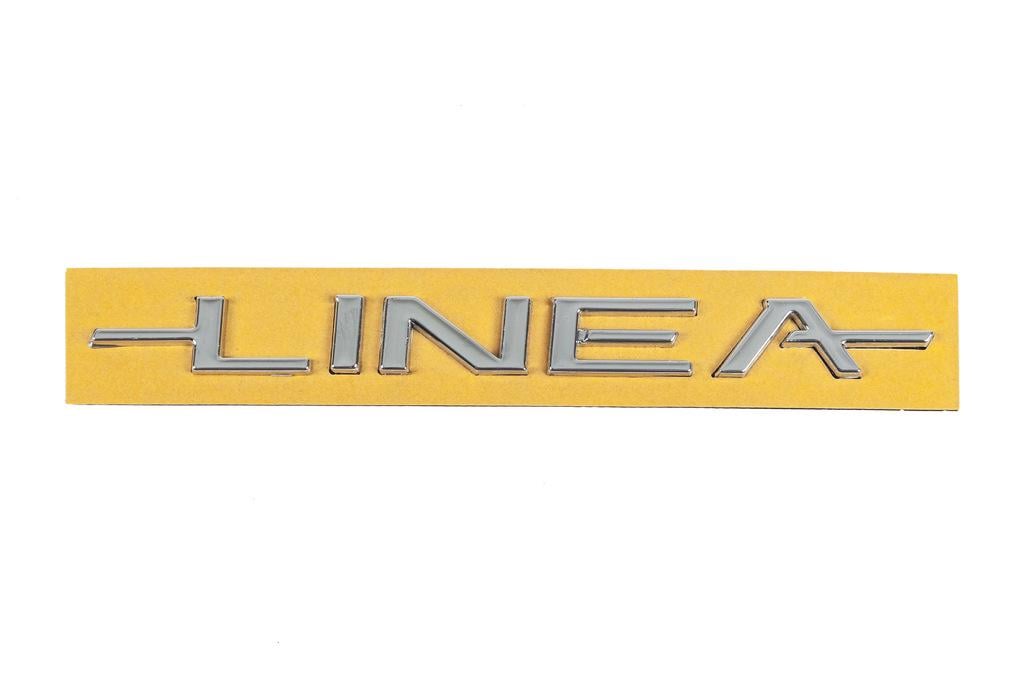 Надпись Linea 51767266 Davs Auto для Fiat Linea 2006-2018 гг. abs-пластик Хром