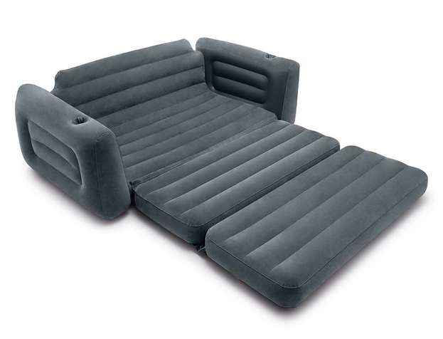 Диван-трансформер надувной Intex 66552 203x105x60 см Серый (D-2019091924) - фото 2 Диван-трансформер надувной Intex 66552 203x105x60 см Серый (D-2019091924) - фото 2